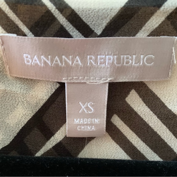 NWT! Banana Republic Sheer long Sleeve Blouse Size XS - Picture 4 of 11